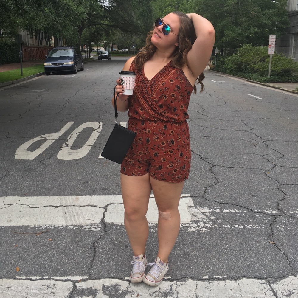 Patterned Romper